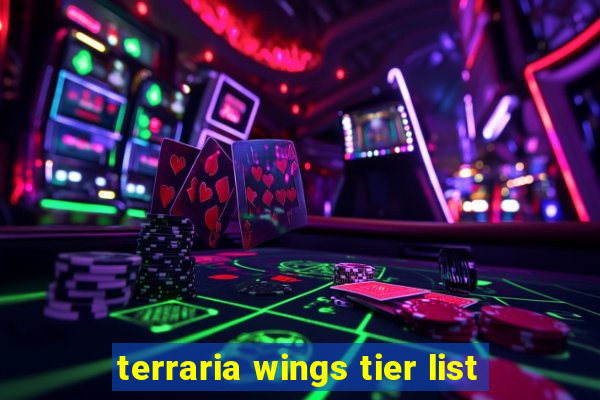 terraria wings tier list